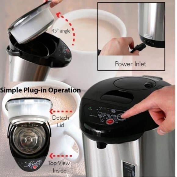 NutriChef Electric Hot Water Kettle -Tea Kettle Stainless Steel Inner - Picture 16 of 16